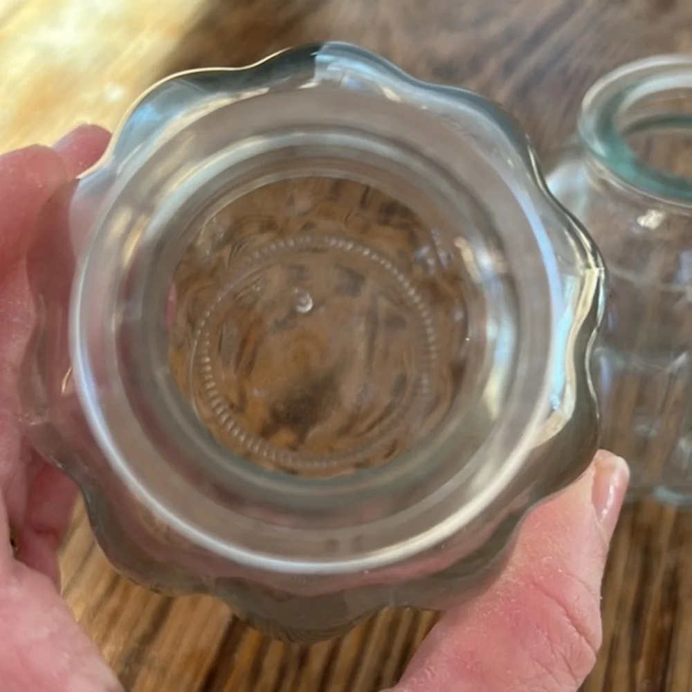 VINTAGE GLASS JAR SET